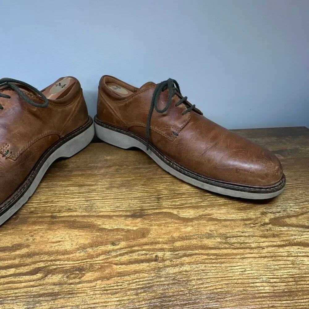 ECCO Atlanta brown‎ Leather Oxford Dress Shoes Oxford Brown 42 US 9 mens